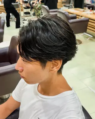 メンズ メンズパーマ特化🥇 フェザーパーマ/紘夢のヘアスタイル