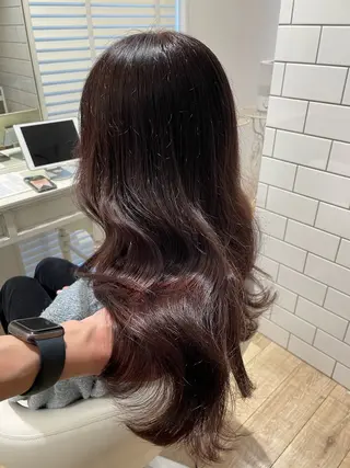 ミディアム カラー 稲毛駅徒歩1分 mei🦋のヘアスタイル