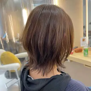 ミディアム Ang　関 貫太郎のヘアスタイル