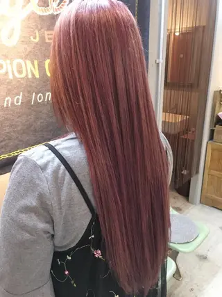 ロング カラー 代表 中島貴志のヘアスタイル