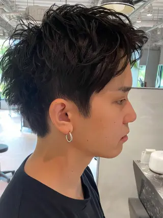 ショート 村里 大輔のヘアスタイル