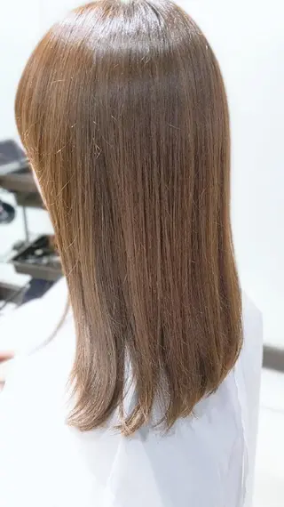 セミロング newi WASHIOのヘアスタイル