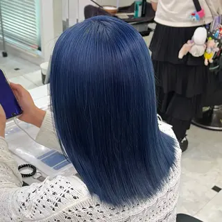 ミディアム 🍒透明感カラー🌨 🥕ハイトーンカラーのヘアスタイル