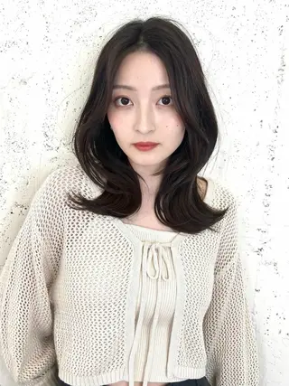 ミディアム カラー 韓国ヘア・髪質改善 🇰🇷💚RUIのヘアスタイル