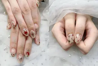 ネイル ラベンダー💖日暮里 ルル💖ネイルのネイルデザイン