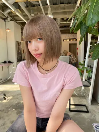 ショート カラー ness ネスのヘアスタイル