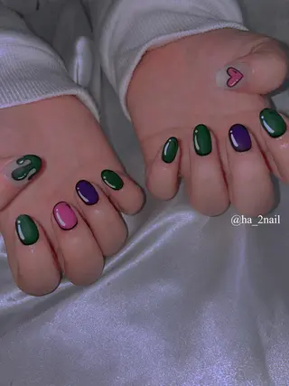 ネイル NAIL and EYELASH ALPHA.所属・ALPHA. 姫繇のネイルデザイン