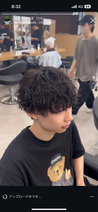 パーマ メンズ イケメン製造機 🔥上原沙羅🔥のヘアスタイル