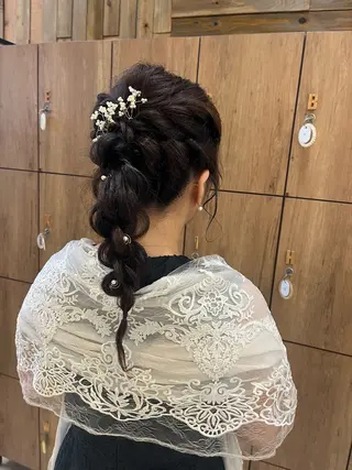 ヘアアレンジ ヘアアレンジ 裾カラー/Aya🥀のヘアスタイル