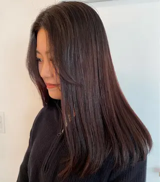 カラー tomu/天神大名/ 透明感カラー🐧のヘアスタイル