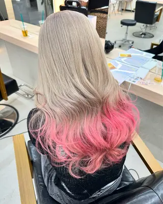 ロング カラー 𝐑𝐲𝐮𝐤𝐢 【店長】ALEAPのヘアスタイル