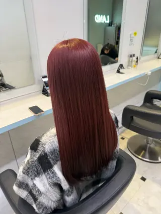 カラー 🍒♡艶髪暖色カラー saaya♡🍒のヘアスタイル