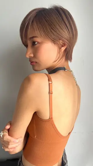 ショート flammeum所属・ハイトーン/ボブ /misakiのヘアスタイル