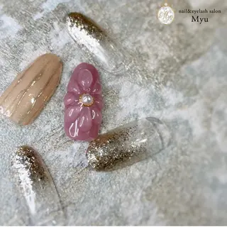 ネイル myu天神店 かえでのネイルデザイン
