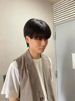 メンズ RIN／韓国ヘア レイヤーカットのヘアスタイル