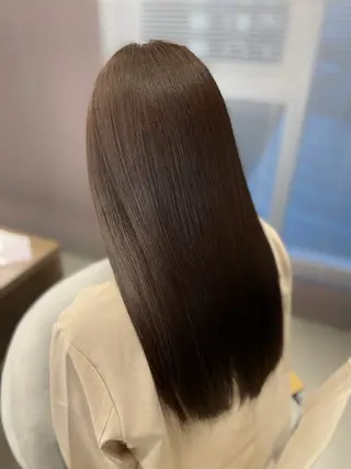 ロング 髪質改善/縮毛/トリ ートメント/平野広大のヘアスタイル