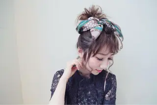 ヘアアレンジ 農添 杏のヘアスタイル