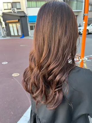 ロング カラー 天王寺美容室/カット モデル募集/miiaのヘアスタイル