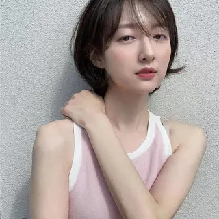 ショート 韓国特化エクステ🟨 エクステのヘアスタイル