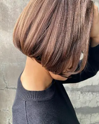 カラー 難波/白髪ぼかし/ KAORIのヘアスタイル