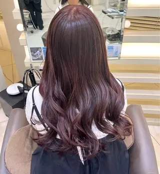 カラー 縮毛矯正/艶髪/ チホリのヘアスタイル