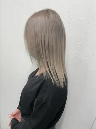 セミロング カラー 2nd所属・🤍2nd🤍田所 美希のヘアスタイル