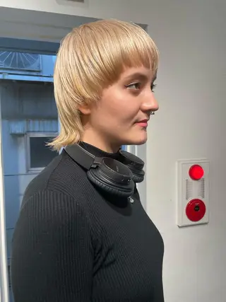 ミディアム カラー メンズカット/ スパイキーショートのヘアスタイル