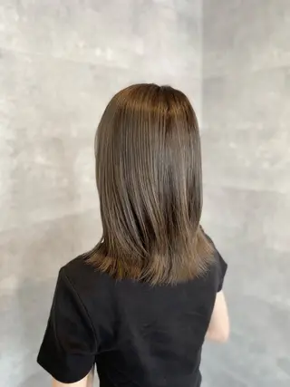 ミディアム _WHITE 高槻店 平野湧人　/髪質改善のヘアスタイル