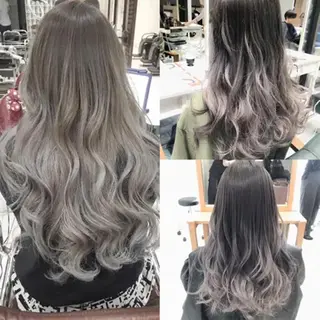 カラー ヘアアレンジ ロング Days 透明感カラーのヘアスタイル