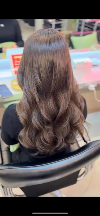 セミロング 乾かすだけでまとまる /髪質改善西村涼太のヘアスタイル