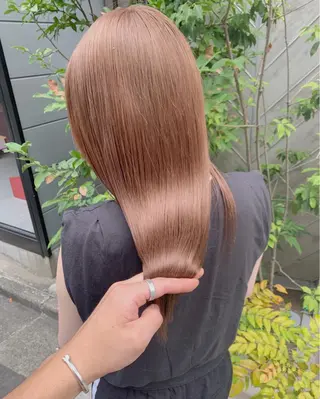 セミロング 韓国風/髪質改善 赤み消し✨junkiのヘアスタイル