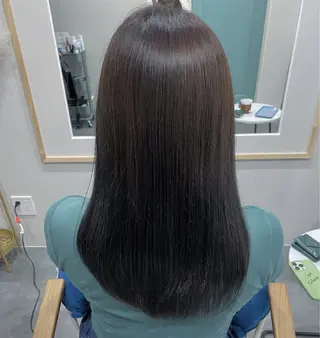 ロング カラー 【coco.】hair所属・カジカワサキ/髪質 改善/クロスパーマのヘアスタイル