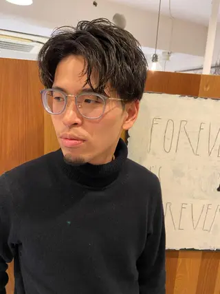 ショート カラー パーマ ヘアアレンジ メンズ CHIC share salon所属・ちこ .のヘアスタイル