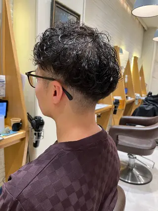 パーマ メンズ 田中 来夢のヘアスタイル
