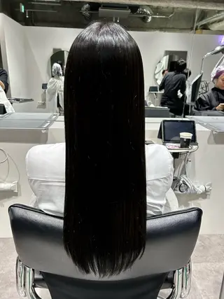 ロング カラー トキタ アオイのヘアスタイル