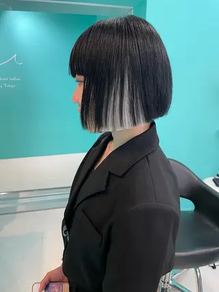 ショート カラー 💫ダブルカラー💫 池袋西口・泡渕✂️のヘアスタイル