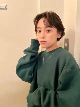 ショート コスメパーマ 佐藤　諒のヘアスタイル