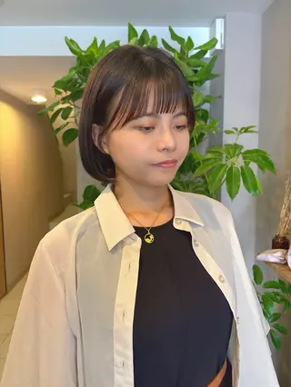 ショート カラー カット🍋いらみな あかねLOuNICAのヘアスタイル