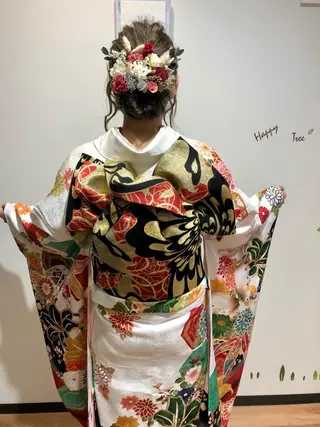 ロング ヘアアレンジ 青野 文香のヘアスタイル