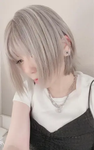 ミディアム カラー 高橋 奈津沙のヘアスタイル