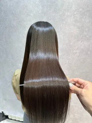 ロング 🔸縮毛矯正/髪質 改善カラー石崎🔸のヘアスタイル