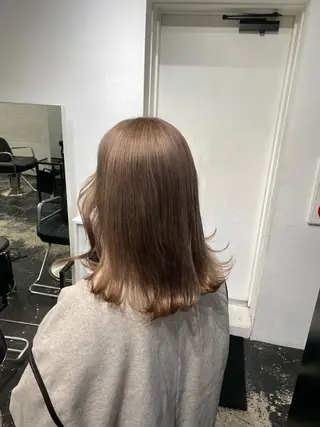 ミディアム カラー 🎀ツヤ髪韓国網紅 ヘアミカ🎀のヘアスタイル