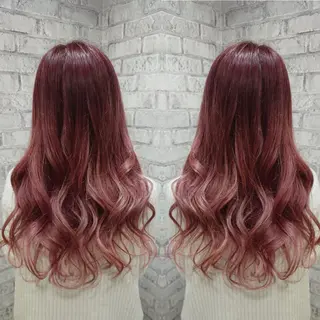 ロング カラー EARTH 越谷店のヘアスタイル