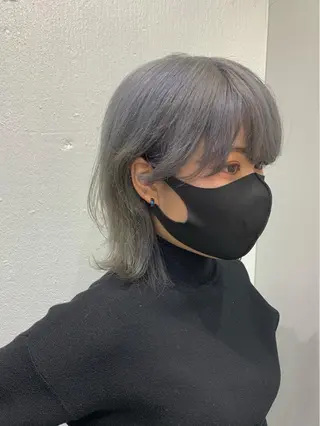 ショート カラー ヘアアレンジ SALOWIN原宿ash店所属・理想のハイトーンへ 🌙サイダサキのヘアスタイル