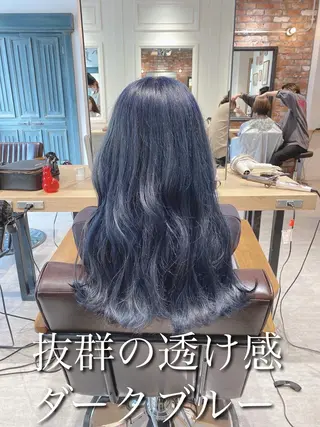 ロング カラー 艶髪カラー 渡辺岳也のヘアスタイル