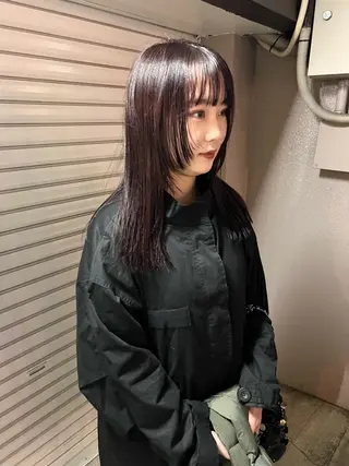 セミロング カラー 樫原裕二 /柔らかいカラーのヘアスタイル