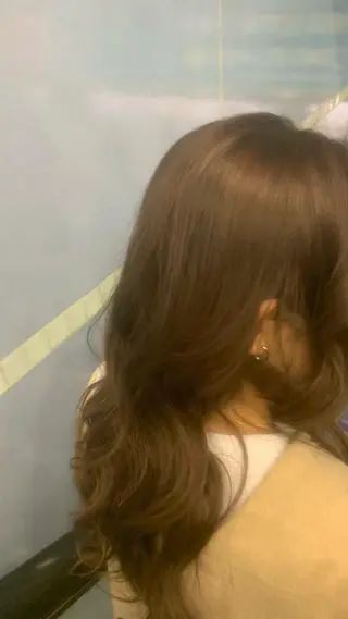 ロング マホ/日吉/髪質改善 /レイヤー/ガーリーのヘアスタイル