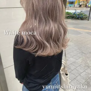 ロング カラー パーマ ヘアアレンジ メンズ キッズ ネイル マツエク・マツパ 新宿駅近♡友達とOK 🦋W -ワット -のヘアスタイル