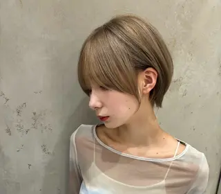 ショート Lond Role所属・🎀透明感ブラウ ンshizuka🎀のヘアスタイル