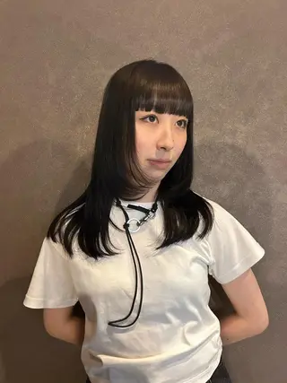 セミロング ヘアアレンジ ☕️結【suii.】 ボブ/ヘアセット☕️のヘアスタイル